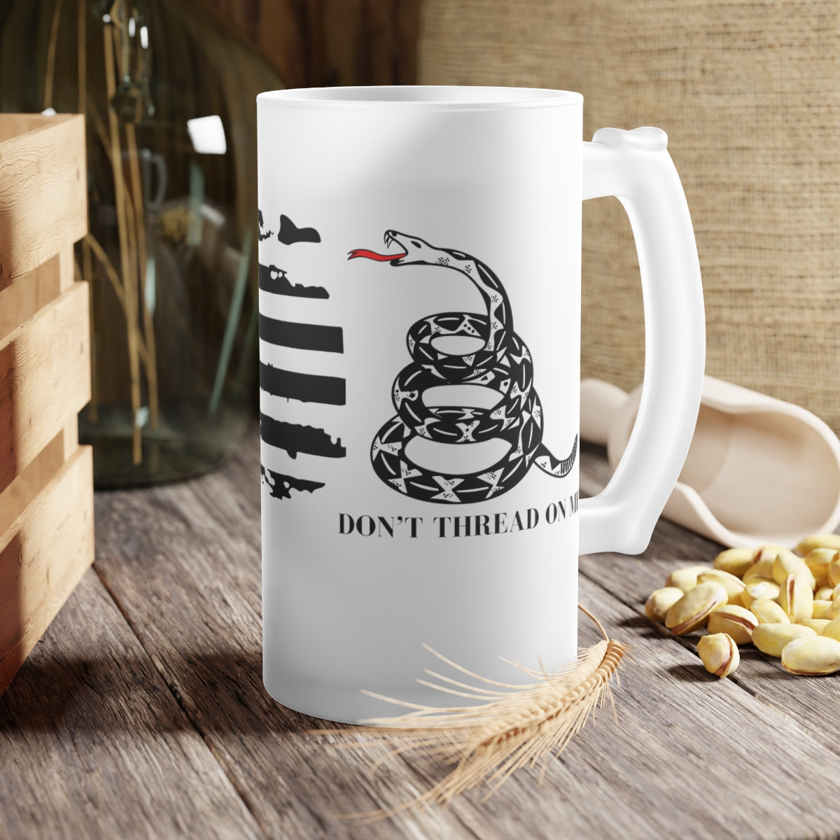 "Don't Thread On Me" Beer Mug, 16oz